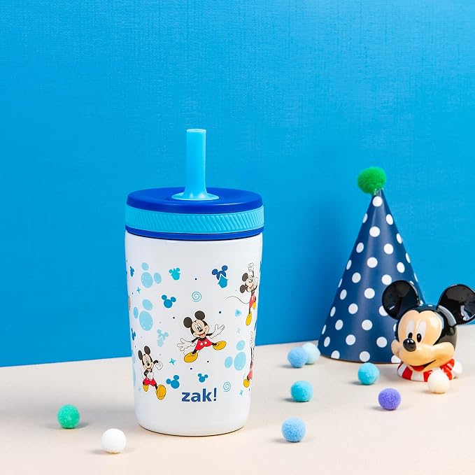 Zak Designs Disney Mickey Mouse Kelso 12oz Leak-Proof Toddler Straw Cup - Image 10
