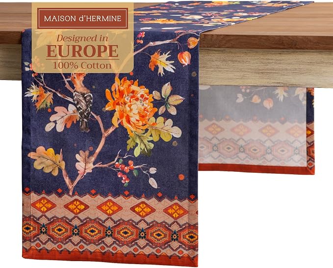 Maison d' Hermine Table Runner 100% Cotton 14.50" x 72" | Table Runners 72 by MaisondHermine