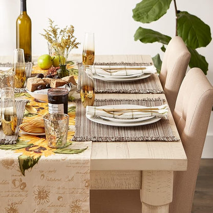 DII Variegated Tabletop Collection, Placemat Set, 6 Piece - Image 4