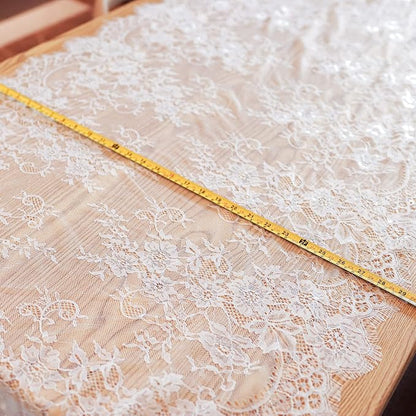 5 Pcs White Lace Table Runner 30 x 120 Inch Vintage Rustic Table Runner - Image 7