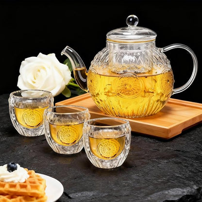 Bandesun Vintage Glass Teapot Set - Image 6