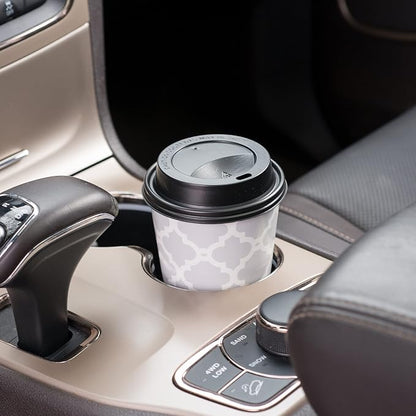 Hefty Disposable Hot Cups with Lids, Insulated Paper Coffee Cups - Image 3