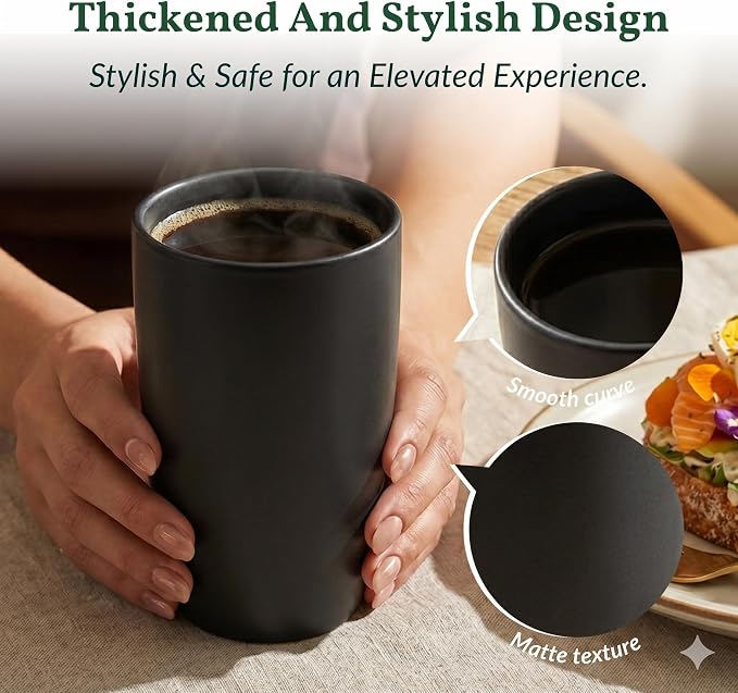 Homienly Kitchen Cups 20oz Wheat Straw Cups-6 pcs Lightweight cups Unbreakable - Image 3