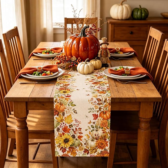 Fall Table Runner 13×72 in - Image 4