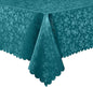 Smiry Rectangle Table Cloth, Waterproof Heavy Duty Vinyl Tablecloths, Wipeable Washable Table Cover for Kitchen and Dining Room (Emerald Green, 60" X 84")