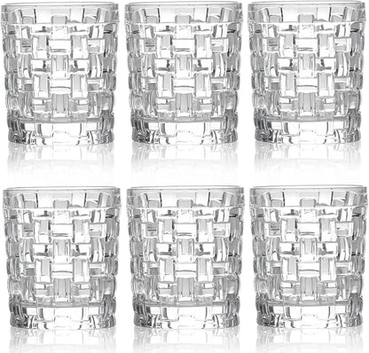 Dicunoy 6 Pack Juice Drinking Glasses, 8 oz Water Glasses by Dicunoy