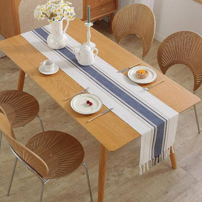 Blue Table Runner 72 Inches Long - Image 5