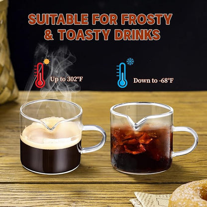 Gulex Espresso Cups Glass Coffee Espresso Cups - Image 5
