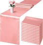 Aneco 4 Pack Satin Table Runner 12 x 108 Inch Long Bright Silk and Smooth by Aneco