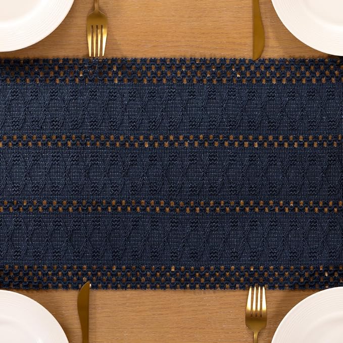 Boho Table Runner Summer Farmhouse Rustic Dining Dresser Scarf Home Decor | - Image 3