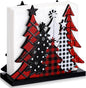Buffalo Check Christmas Tree Napkin Holder by Namalu