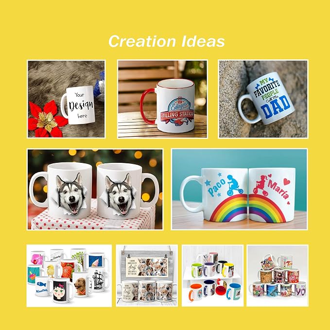 RAINBOWTIE Sublimation Mugs Blank, casual dringking water - Image 4
