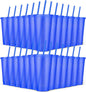 24 Pack Plastic Tumblers with Lids and Straws, Reusable Colorful Cups by LEIFEOSH