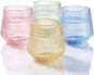 40 Pack Disposable Stemless Plastic Wine Glasses 12 oz by Oojami