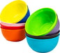 Youngever 9 Pack 10 Ounce Plastic Bowls, Kids Plastic Bowls by Youngever