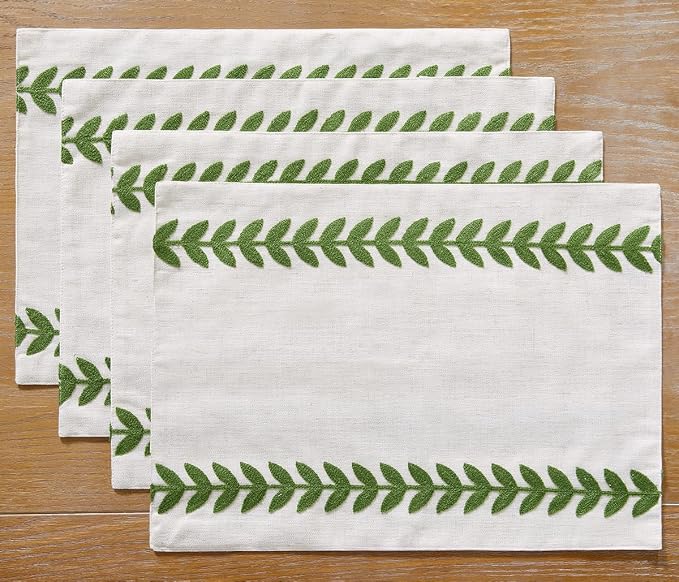 Wracra Embroidered Place Mats by Wracra