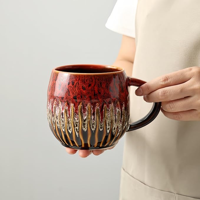 Large Ceramic Coffee Mug - 20oz Big Tea Cup by LPYLXINGYAN