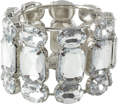 Jeweled Gem Stone Napkin Ring - Image 2