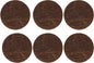 Set of 6 Coaster Geniune Leather Tea Coasters by RusticVintage