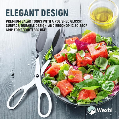 Salad Tongs 10-Inch – Heavy Duty Stainless Steel Serving Tongs - Image 7