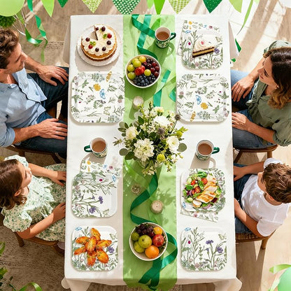200Pcs Wildflower Spring Butterfly Party Decorations, Serves 50 | Colorful - Image 8