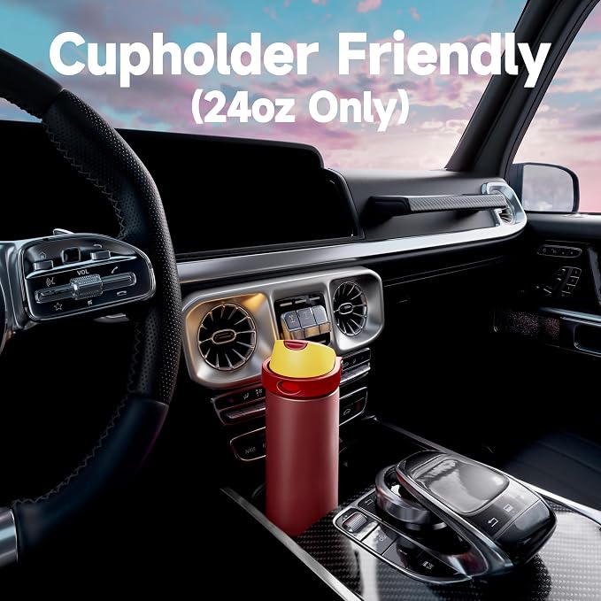 24 oz Insulated Water Bottle for Women: Meoky Stainless Steel Water Bottle - Image 6