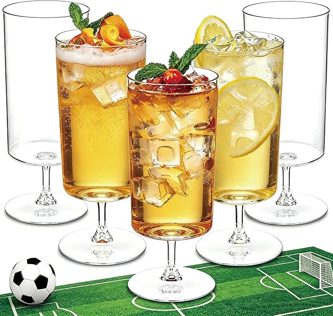 Ciaell 12 Pack Plastic Water Goblets by Ciaell