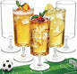Ciaell 12 Pack Plastic Water Goblets by Ciaell