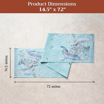 Maison d' Hermine Table Runner 100% Combed Cotton 14.5"x72" | Table Runners 72 - Image 5