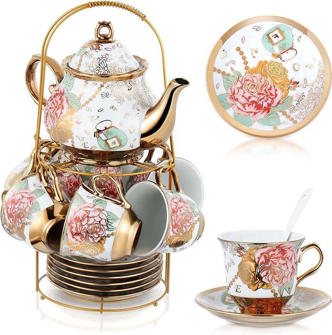 Zhehao 20 Pcs Porcelain Tea Set by Zhehao