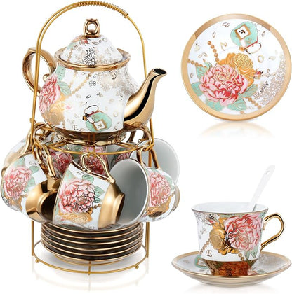 Zhehao 20 Pcs Porcelain Tea Set by Zhehao