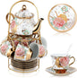 Zhehao 20 Pcs Porcelain Tea Set by Zhehao