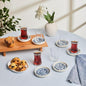 KARACA Mavili Turkish Tea Cups Set by Karaca