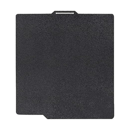 Double Sided Black PEI Build Plate for Bambu Lab X1/X1C/X1E/P1P/P1S/P2S/A1, Flexible Spring Steel Sheet for Bambu Lab 3D Printers Platform 257x257mm