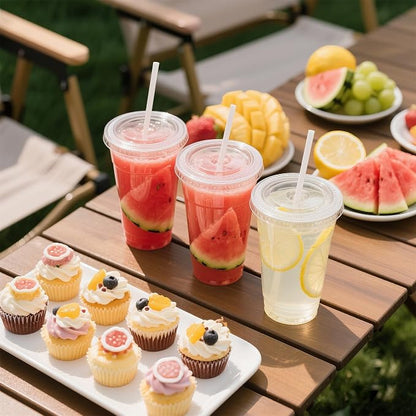 Charmount 32 oz 50 Sets Clear Plastic Cups - Image 5
