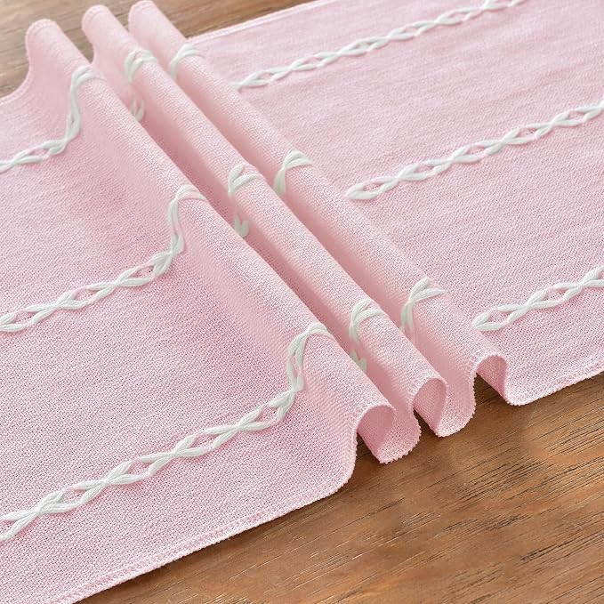 Wracra Rustic Linen Table Runner - Image 2