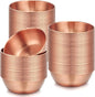 Tanlade 50 Pcs Metal Sauce Bowls 3.2 Inch Round Stainless Steel Seasoning Dishes Cups Mini Saucers Plates Small Sushi Dipping Bowls for Prep Ramekins Kitchen Party Supplies(Rose Gold)