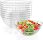 R-kay 6 Pack Extra Large Serving Bowl - 150 Ounce Plastic Serving Bowls For Entertaining - Clear Plastic Bowls For Salads And Snacks - Disposable bowls For All Occasions