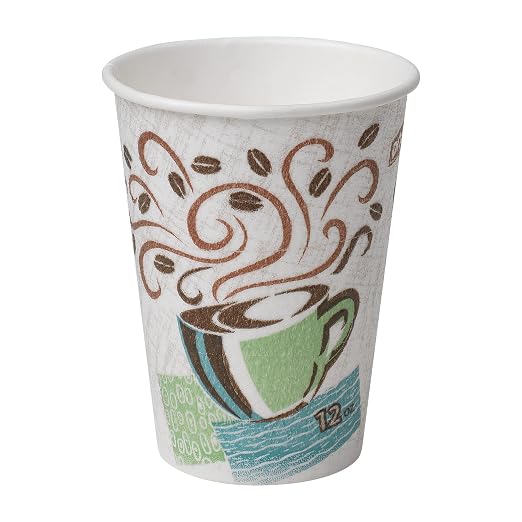 Georgia-Pacific Dixie PerfecTouch 12 oz Paper Coffee Cups By GP PRO, Coffee - Image 4