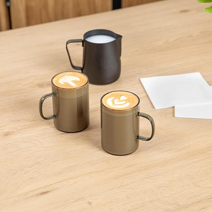Restaurantware Glass Coffee Mug 12 Count 7 Oz Borosilicate Tea Cup - Image 4