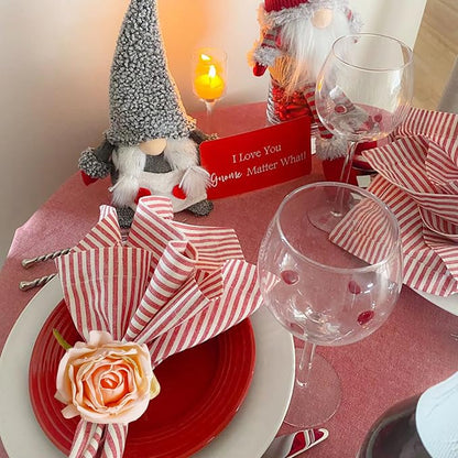 Flower Napkin Rings Set of 8, Handmade Rose Napkin Holder - Image 5