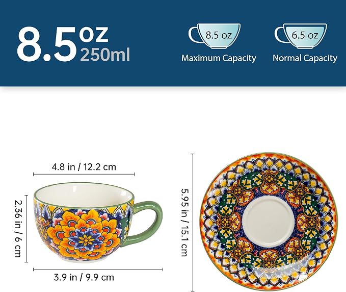 Henten Home Ceramic Tea Cup - Image 2
