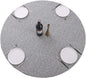 Walrus Round Vinyl Fitted Tablecloth with Flannel Backing Elastic Edge Design Table Cover Waterproof Oil-Proof PVC Table Cloth Stain-Resistant Best for 37"-44" Round