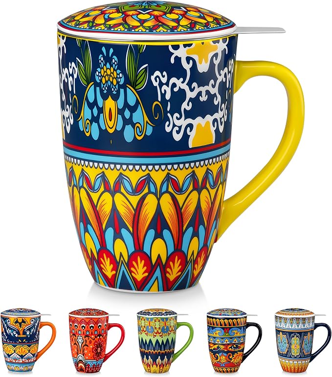 vancasso 18 Oz Tea Infuser Mug by vancasso