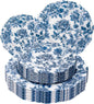 20PCS Blue Plastic Plates by WDF