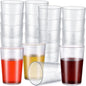 Meanplan 48 Pack Plastic Reusable Drinking Glasses Restaurant Grade 8 oz by Meanplan
