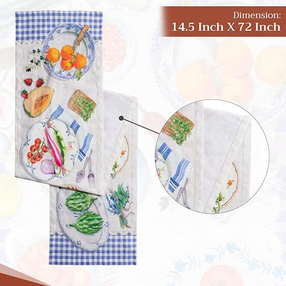 Maison d' Hermine Table Runner 100% Cotton 14.50" x 108" | Table Runners 108 - Image 4