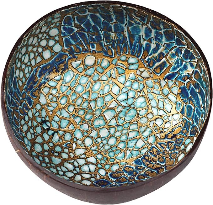 Natural Coconut Bowl Key Decorative by ChezMax