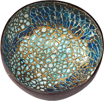 Natural Coconut Bowl Key Decorative by ChezMax