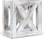 PUERSI Farmhouse Wooden Napkin Holder for Tables, Rustic Kitchen Decor for Counter, Ideal Napkin Dispenser for Dining Counter tops (White)